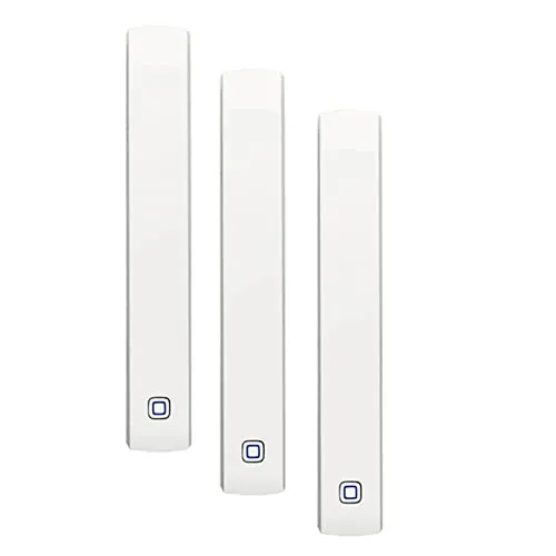 Homematic IP Smart Home 3er-Set Fenster- und Türkontakt - Tür- & Fenstersensoren mit digitalem Sensor für effizientes Heizen und Fensterüberwachung per App. Einfache Montage und lange Batterielebensdauer.