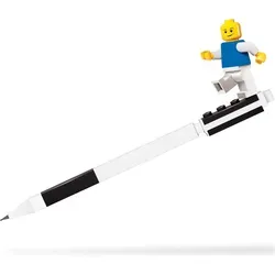 LEGO Bleistift mit Legofigur Schwarz - Schwarz
