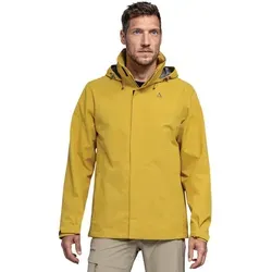 Schöffel Jacket Gmund Men goldfarben (5205) 52 - Funktionsjacke für Herren, ideal für Wanderungen mit 10.000 mm Wassersäule, winddicht und atmungsaktiv für besten Komfort.