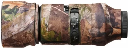 EASYCOVER Lens Oak für Sigma 100-400mm - Objektivtasche mit Camouflage-Design, schützt Ihr Objektiv vor Stößen und Kratzern, ideal für Outdoor-Fotografie.