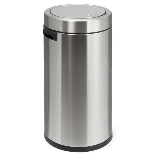 Simplehuman Swing Top matt 55 L Schwingdeckeleimer - Robuster 55 L Schwingdeckeleimer aus Edelstahl mit leichtem Öffnungsmechanismus, ideal für Restaurants und große Haushalte. Leicht abnehmbarer Deckel für einfache Reinigung.