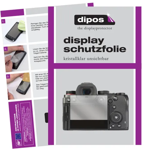 6x Schutzfolie für Panasonic Lumix S5 klar Displayschutzfolie Folie Display
