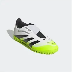 adidas Performance PREDATOR CLUB HOOK-AND-LOOP KUNSTRASENSCHUHE KIDS - Fußballschuhe für Kids, ideal für harte Untergründe wie Asche und Kunstrasen, mit strapazierfähigem Synthetik-Obermaterial und sportlichem Design.