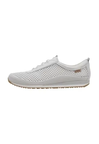 Pikolinos Liverpool Sneaker - Weiß - 46 - Herren Sneaker aus hochwertigem Leder mit atmungsaktiver Perforierung und herausnehmbarer Innensohle für optimalen Tragekomfort – ideal für Alltag und Freizeit.