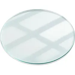 Tulup Tischplatte Rund – Ø 100 cm Glasplatte - Sonstiges Zubehör für Gartenmöbel, hochwertige transparente Glasplatte für stilvolle Couchtische und langlebige Nutzung.