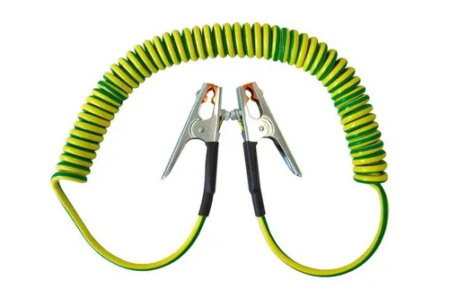 Gifas Electric Erdungs-Spiralkabel 41100POTIFLEX/2xEZ - Steckdosen- & Schalterteile, 5m langes Erdungs-Spiralkabel mit 10mm² Querschnitt, ideal für Blitzschutz und extrem ölbeständig.