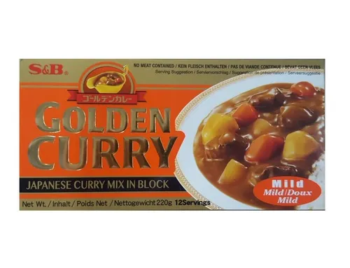 220g Golden Curry Japanisches Fertigcurry MILD Thai Japanese Curry Mix ORANGE