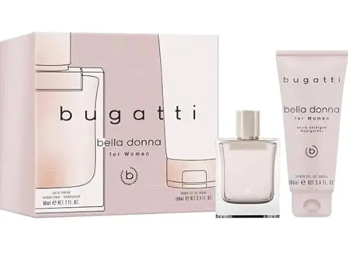 bugatti Duft-Set BUGATTI Bella Donna for her GP EdP 60 ml + 100 ml SG - Duft-Sets mit zwei eleganten Eau de Parfums, die selbstbewusste Frauen ansprechen und zeitlosen Stil verkörpern.