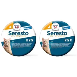 Seresto Halsband für Katzen von Elanco Deutschland GmbH - 1 Stück - Weiteres Autozubehör, bietet langanhaltenden Schutz vor Flöhen und Zecken für Ihre Katze, sicher und einfach anzuwenden.