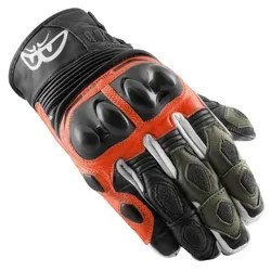 Berik Nador Motorrad Handschuhe, schwarz-rot-grün, Größe L für Männer