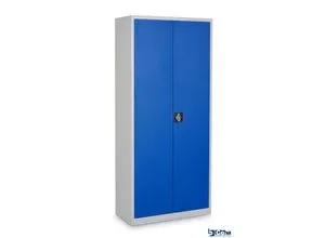 CEHA Flügeltüren- und Stahlschrank Pro 92 x 50 cm - Werkstatteinrichtung mit vier verstellbaren Fachböden aus verzinktem Stahl und einem sicheren Drehgriffzylinderschloss für optimalen Schutz Ihrer Unterlagen.