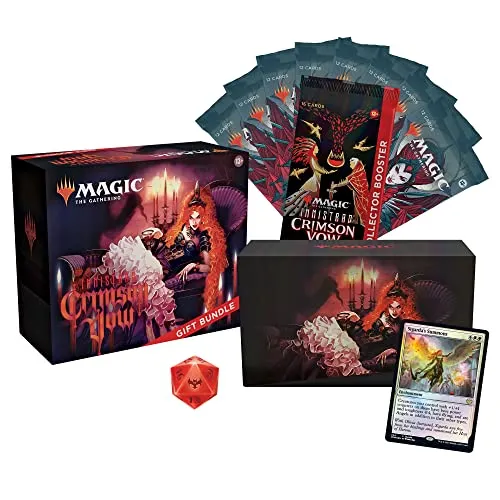 Magic the Gathering Innistrad: Crimson Vow Gift Bundle - 8 Set Booster Packs + 1 Collector Pack, ideal für Sammler und Fans ab 13 Jahren