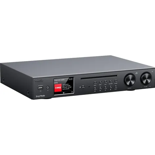 Kenwood KR-W8000SCD-B - All-in-One-Receiver mit integriertem CD-Player, ideal für Heimkino und kabellose Musikstreaming