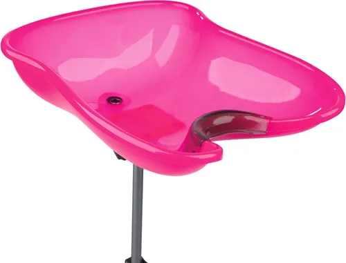 Sibel Mobiles Rückwärtswaschbecken pink transparent - Mobiles Friseurwaschbecken in trendigem pink, ideal für den flexiblen Einsatz im Salon oder bei Veranstaltungen. Praktisch und leicht zu transportieren.