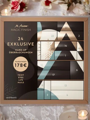 Adventskalender 2024 Magic Finish Exklusive Make-Up Überraschungen, 1 St- Neu