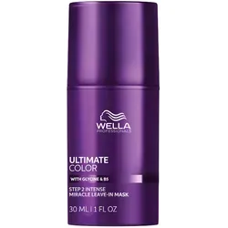 Wella Professionals Ultimate Color Miracle Leave-in Mask 30 ml - Intensive Pflege für coloriertes Haar ohne Ausspülen. Die leichte 3-in-1 Formel spendet Feuchtigkeit, verleiht Glanz und schützt vor Haarbruch - für strahlende Farbbrillanz.