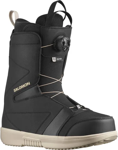 SALOMON Herren Snowboot Faction Boa - Black/Black/Rain - Snowboardschuhe mit Boa Fit System für optimale Anpassung und Komfort, ideal für alle, die eine perfekte Kombination aus Stil und Funktion suchen.