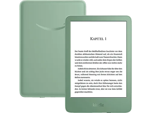KINDLE - Der neue Kindle (2024) mit Werbung, 16 GB E-Book-Reader in stilvollem Matcha-Grün