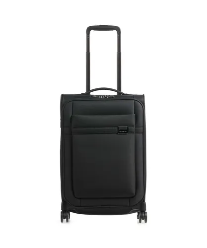 Samsonite Spinner 4 Rollen 55/20 Airea Black - Trolley mit 4 drehbaren Rollen, TSA-Zahlenschloss und 5 Jahren Garantie – ideal für stressfreies Reisen.