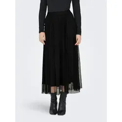ONLY Rock "Lavina" in Schwarz - XL - Röcke, elastischer Bund und ausgestellter Schnitt für optimalen Tragekomfort und stilvollen Look.
