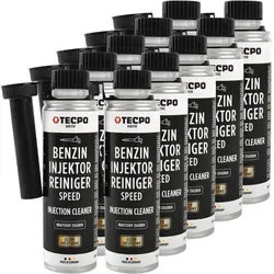 TECPO Injektor Reiniger ESTER Benzin Additiv, 300 ml - Effektives Additiv zur Reinigung von Benzin-Einspritzsystemen. Entfernt Ablagerungen und sorgt für eine optimale Motorleistung bei Ottomotoren. Regelmäßige Anwendung verlängert die Lebensdauer des Motors.