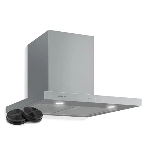 Klarstein Limelight Dunstabzugshaube - Edelstahl Wandhaube mit LED-Beleuchtung - Dunstabzugshaube mit 600 m³/h Abluftleistung, 3 Leistungsstufen und digitaler Anzeige. Ideal für effiziente Geruchsbekämpfung in der Küche.