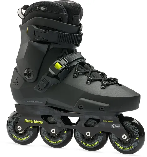 ROLLERBLADE TWISTER XT Inline Skate 2025 black/lime - Größen 40,5-41 - Der TWISTER XT Inline Skate 2025 kombiniert Komfort und Stabilität für urbanen Einsatz. Mit innovativem Footboard Sizer und hochwertiger Aluminium-Schiene bietet er optimale Passform und Kontrolle für jeden Skater.