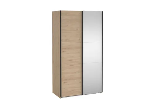 Home affaire Schwebetürenschrank Como - Schwebetürenschrank aus stabilen Holzwerkstoffen mit Spiegelschiebetür, ideal für platzsparendes Wohnen und modernes Design, passend zu vielen Einrichtungsstilen.
