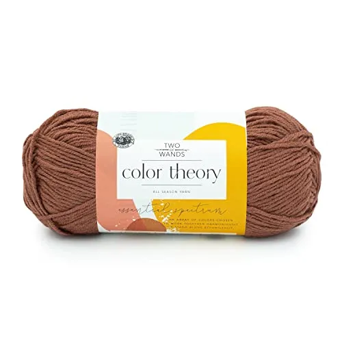Lion Brand Yarn Zwei Zauberstäbe: Color Theory Garn, Rosine