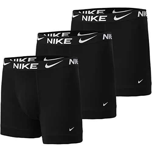 Nike DRI-FIT ESSENTIAL MICRO Unterhose Herren - Größe L, 3er-Pack - Kleidung: Weiche 4-Wege-Stretchmaterial-Boxer mit schweißableitenden Mikrofasern; Dri-FIT-Technologie sorgt für hohen Feuchtigkeitstransport und trockenen Komfort.