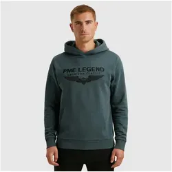 Kapuzensweatshirt PME LEGEND "Hooded soft terry with logo" - Herren, Gr. XL, blau - Herren-Sweatshirt von PME LEGEND, taillenbedeckt im casual Stil. Aus weichem Sweatstoff, ideal für Komfort und Bewegungsfreiheit. Mit coolem Logodruck und Kängurutasche.