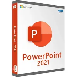 Microsoft PowerPoint 2021 LTSC für Windows - Online Aktivierung - Office-Software für beeindruckende Präsentationen mit neuen Vorlagen und verbesserten Grafiktools, die Kreativität und Effektivität steigern.