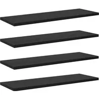vidaXL Wandregale in Schwarz Eiche – Modernes Schweberegal für jedes Zimmer - Schweberegale aus robustem Holzwerkstoff, ideal für stilvolle Aufbewahrung und Organisation in Wohnzimmer, Schlafzimmer oder Büro.