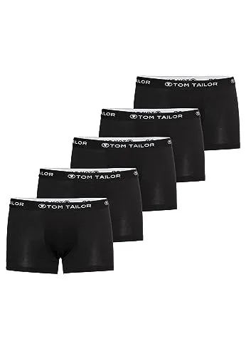 TOM TAILOR Boxershorts Herren 5er Pack - Retroshorts für Herren im 5er Vorteilspack, aus superweichem Baumwoll-Mischgewebe für perfekten Tragekomfort und eine ideale Passform.