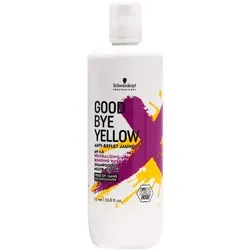 Schwarzkopf Professional Goodbye Yellow 1000 ml - Anti-Gelb Shampoo - Shampoo für blondes Haar, neutralisiert unerwünschte Gelbtöne und sorgt für kühle, klare Blondtöne. Sulfatfrei und sanft reinigend für strahlendes Haar.