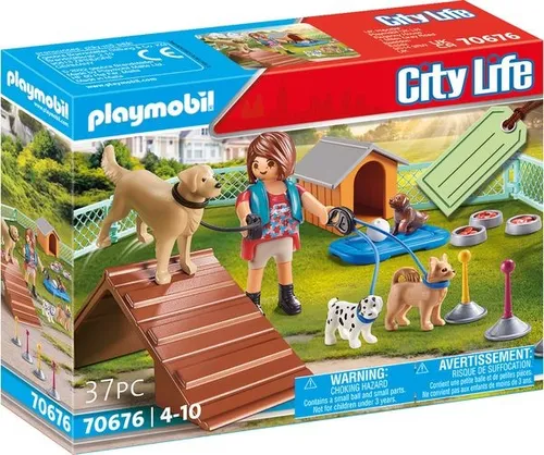Playmobil 70676 Dog Trainer Gift Set - Kreatives Spielset für Hunde-Fans, ideal als Geschenk für fantasievolles Spielen