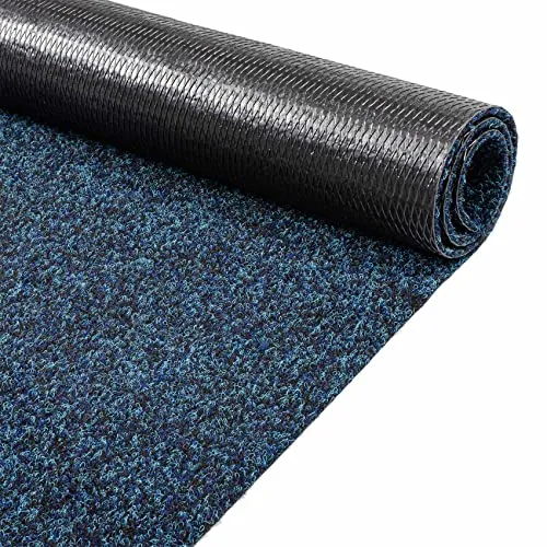ANRO Schmutzfangmatte Blau 1000 x 100 cm - Robuste und rutschfeste Fußmatte für Innen- und Außenbereiche. Der innovative Sauberlauf-Effekt sorgt für saubere Schuhe und schützt empfindliche Böden. Pflegeleicht und in verschiedenen Größen erhältlich.