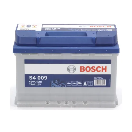 Bosch Automotive 574013068 Akku - Autobatterie mit 74A/h und 680A Startleistung, wartungsfrei dank Doppeldeckel-Design, ideal für Fahrzeuge ohne Start & Stop System.