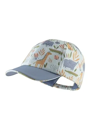 Sterntaler Kid's Basecap Safari - Grau, Gr. 49 cm - Baseballkappe für Jungen mit UV-Schutz und coolem Safari-Motiv - ideal für Freizeitaktivitäten und sonnige Tage.
