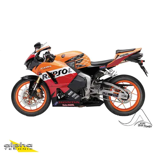 Stompgrip schwarz, Honda CBR600RR, 2013-19 CBR600RR PC40