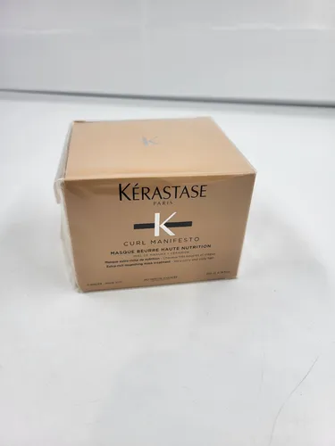 Kérastase Curl Manifesto Masque Beurre Haute Nutrition 200 ml - Hochwirksame Maske für lockiges Haar, spendet intensive Feuchtigkeit und reduziert Haarbruch. Ideal für trockenes, krauses Haar und verleiht seidigen Glanz.
