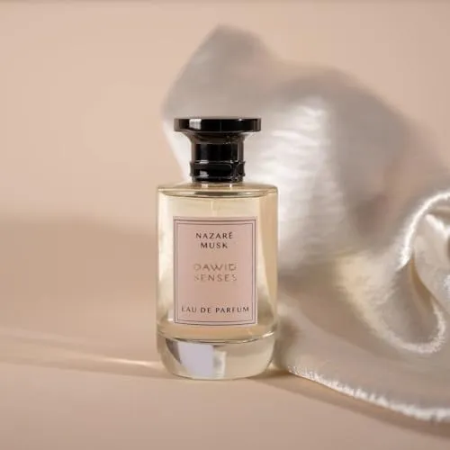 DAWID SENSES by Dawid Tomaszewski Nazaré Musk EdP 100ml - Eau de Parfum für Damen mit einem fesselnden Duft, der ledrige, blumige und würzige Noten vereint und die Sinne betört.