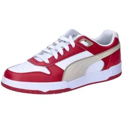 PUMA Unisex Sneaker RBD Game Low 386373 in Weiß, Größe 44,5 - Stylische PUMA Sneaker in Weiß, ideal für den Alltag. Das hochwertige Leder-Obermaterial sorgt für hohen Tragekomfort und eine optimale Passform.