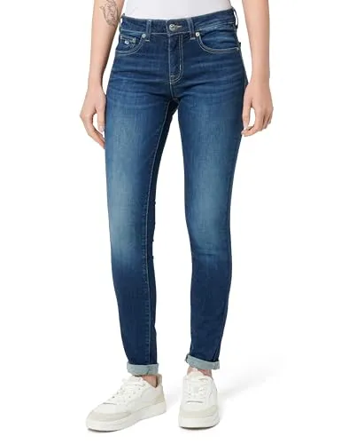 Tommy Jeans Damen Sophie Lw Skn Ch0258 Co Dw0dw19274 Enganliegend - Stylische Skinny Fit Jeans im 5-Pocket-Style, aus nachhaltigen Materialien gefertigt und ideal für Büro-Look oder Alltag. Hoher Tragekomfort und figurbetonter Schnitt für eine perfekte Silhouette.