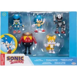 Sonic the Hedgehog Figuren Set – 5 Stück, 6 cm - Entdecke das Sonic the Hedgehog Figuren Set mit 5 detailgetreuen Charakteren. Ideal für Sammler und Fans, bringt Spaß in jedes Spielzimmer!