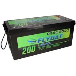 FLYBAT LiFePO4 Akku 12V 200Ah für Wohnwagen und Boot - Hochleistungs-LiFePO4 Akku 12V mit 200Ah, ideal für Wohnmobile und Solar-Anlagen. Inklusive Bluetooth und CanBus für einfache Überwachung. Langlebig und sicher, perfekt für vielseitige Anwendungen.