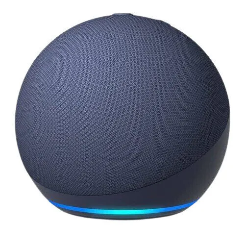Amazon Echo Dot (5. Generation) - Smart Lautsprecher mit Alexa, Deep Sea Blue, sprachgesteuertes Musikstreaming und Smart-Home-Steuerung