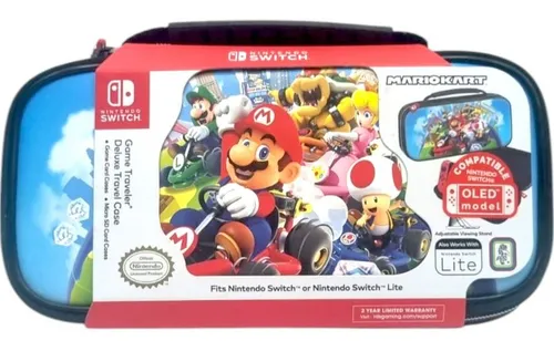 RDS Nintendo Switch  Mario Kart Deluxe Travel Case für sicheren Transport G82