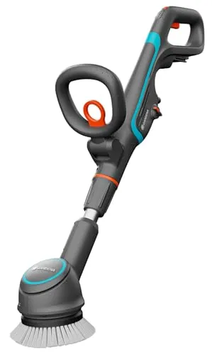 Gardena Akku-Multi-Reiniger AquaBrush Compact 02 18V PVA Solo - Kabelloses Reinigungsgerät für vertikale Flächen, umweltfreundlich mit 3-stufigem Wasserdurchflusskontrollsystem