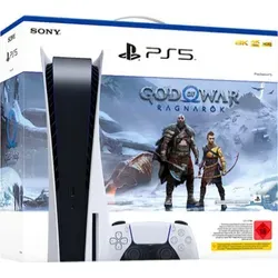 PS5™- Digital Edition – God of War™ Ragnarök Bundle - Konsolen-Bundle mit PlayStation 5 Digital Edition, DualSense Controller und God of War Ragnarök Download-Gutschein für ein episches Spielerlebnis.